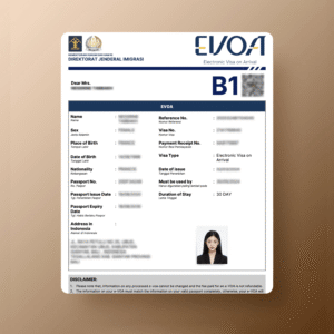 30 Days VOA, E- VISA ON ARRIVAL Indonesia